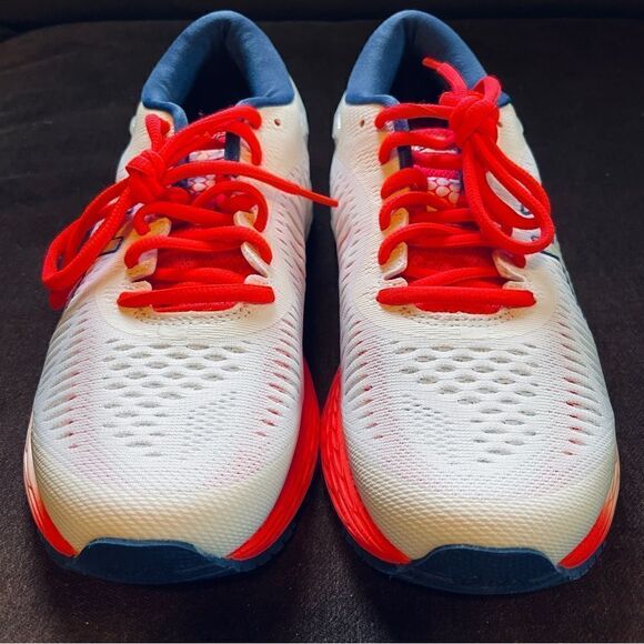 New ASICS GEL-Kayano 25 Running Shoes White Navy - Picture 11 of 11